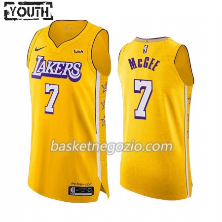 Canotte Bambino Los Angeles Lakers JaVale McGee 7 2019-20 Nike City Edition Swingman
